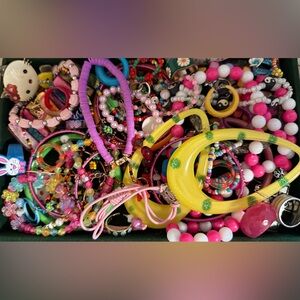 Lot/ Bag of Colorful Jewelry
